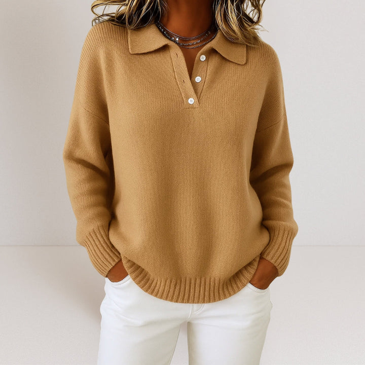 Desiree | Soft Knit Sweater with Collar