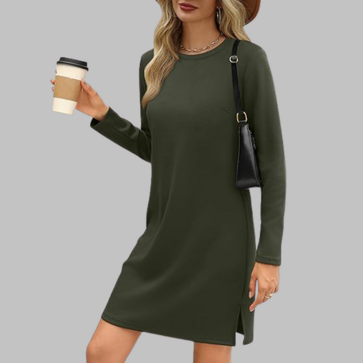 Patricia | Long Sleeve Mini Dress – Timeless Comfort & Elegance