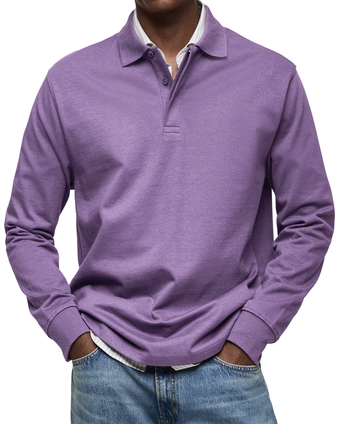 Jason | The Long-Sleeve Luxury Polo