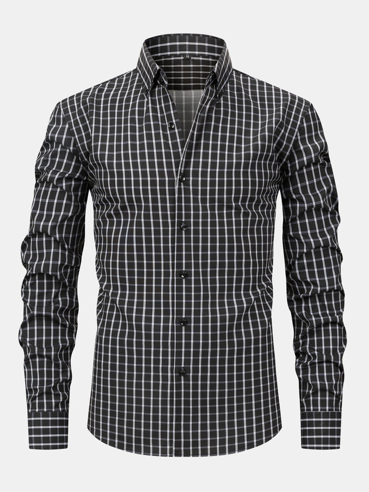 Dennis - Long Sleeved Shirt With Checkered Pattern