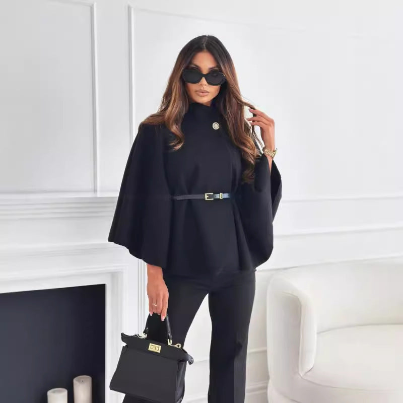 Esther | Chic Butterfly Sleeve Jacket with Belt