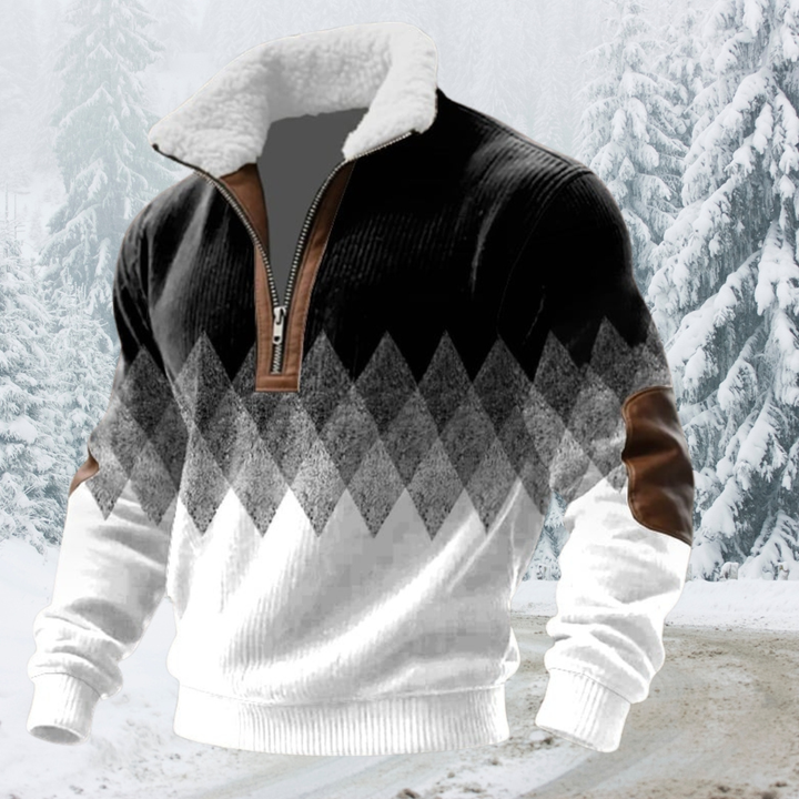 Alpha - Quality Zip Up with Shearling Lined Collar