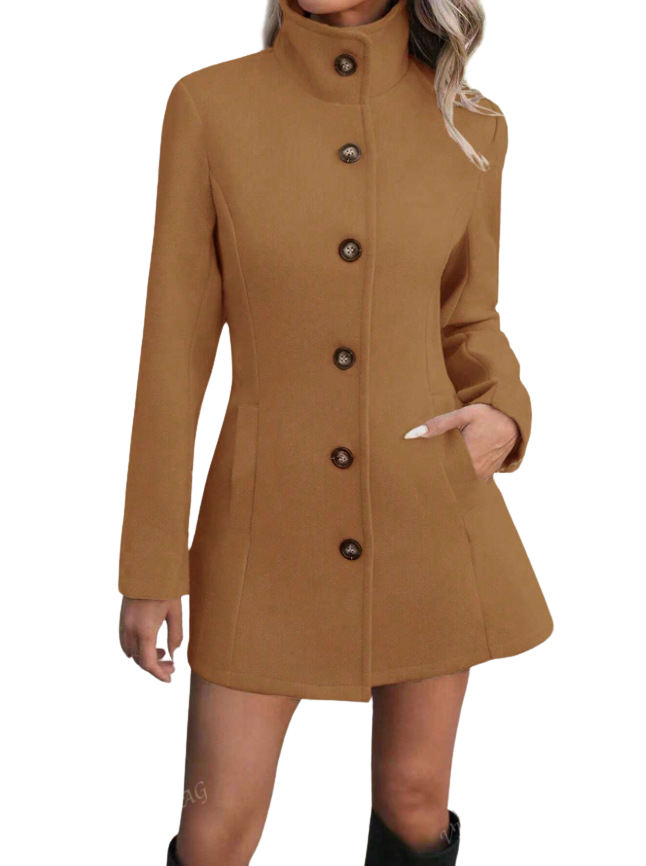 Nyla | Elegant Single Button Coat