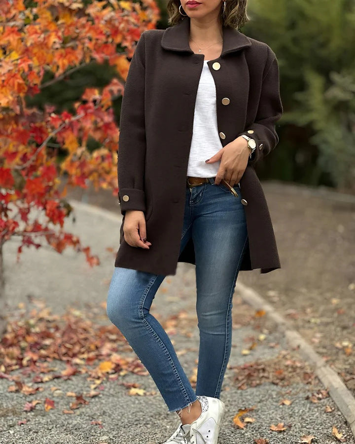 Kiara | Oversized Long Sleeve Coat