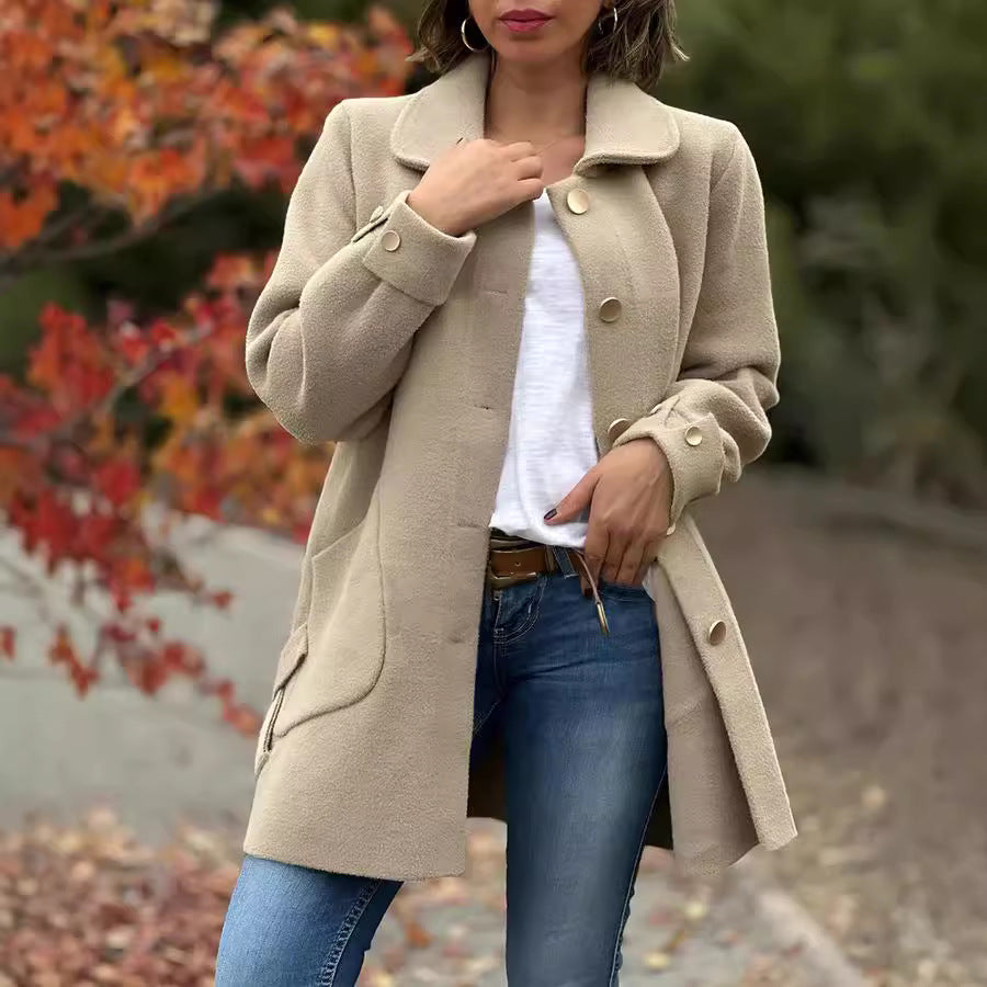 Kiara | Oversized Long Sleeve Coat