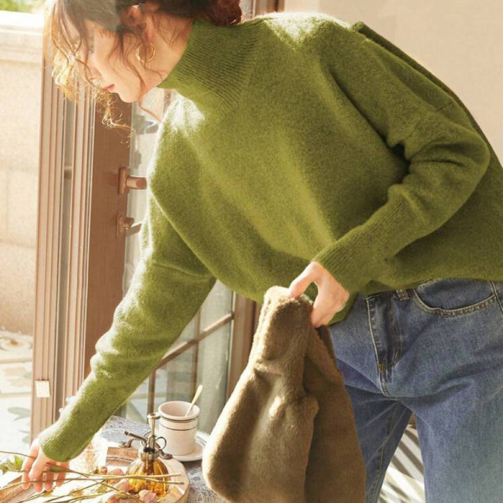 Georga | Casual Turtle Neck Long Sleeve Sweater