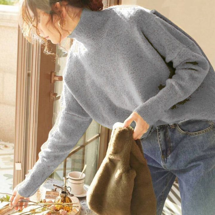 Georga | Casual Turtle Neck Long Sleeve Sweater