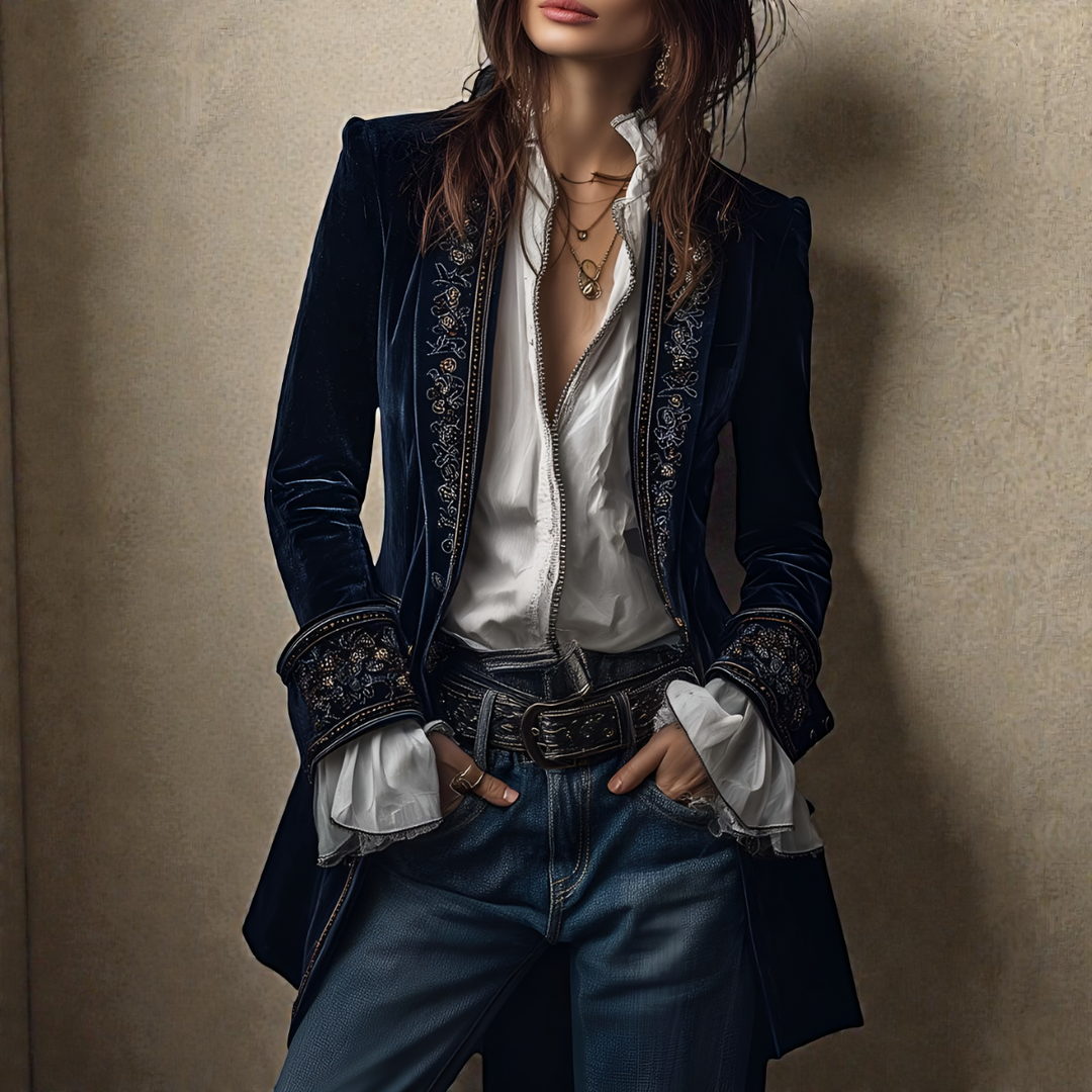 Emely | Women’s Velvet Blazer Jacket