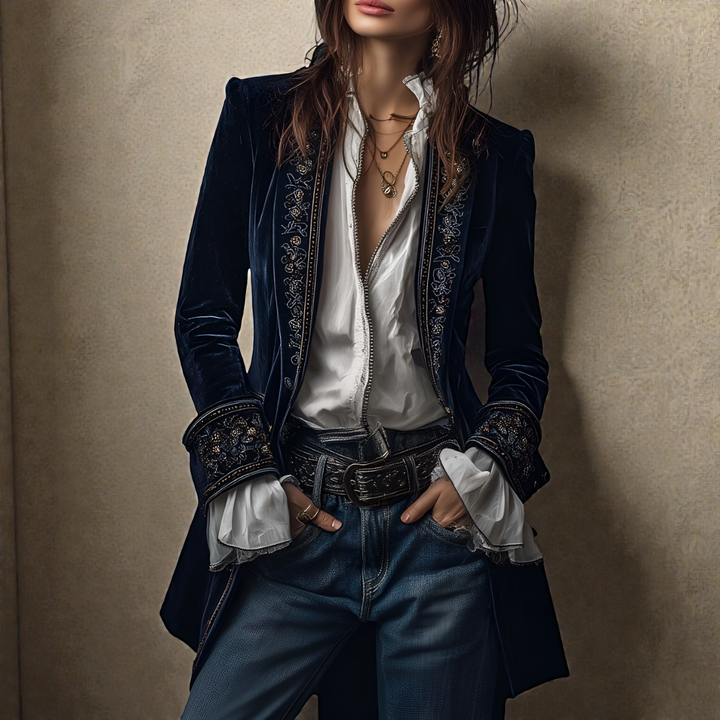 Emely | Women’s Velvet Blazer Jacket