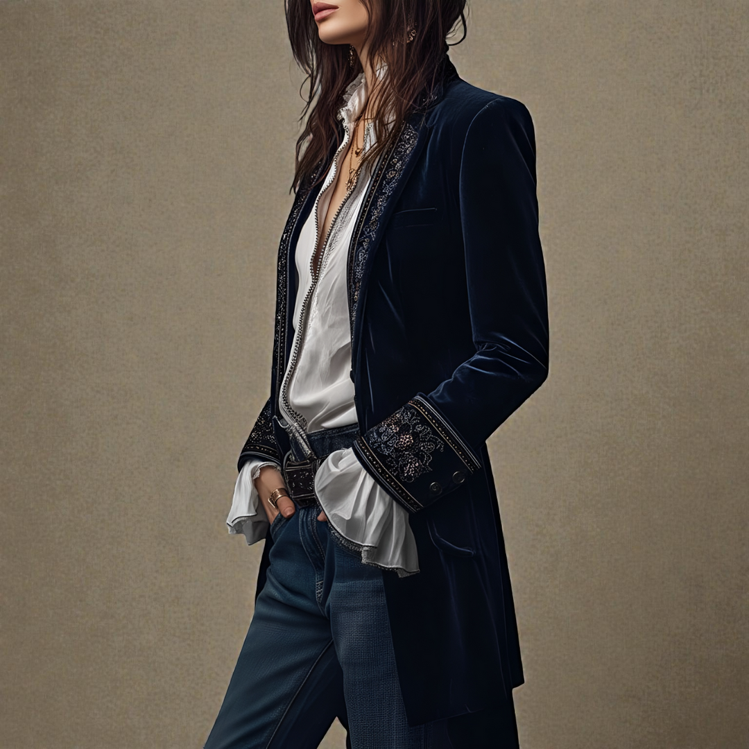 Emely | Women’s Velvet Blazer Jacket