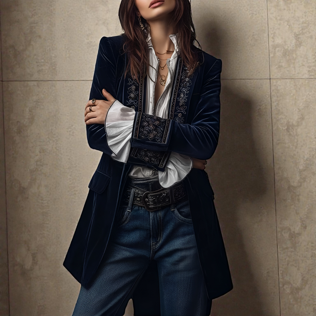 Emely | Women’s Velvet Blazer Jacket
