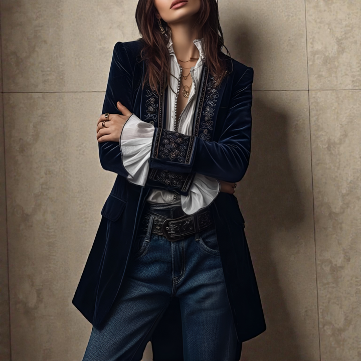 Emely | Women’s Velvet Blazer Jacket