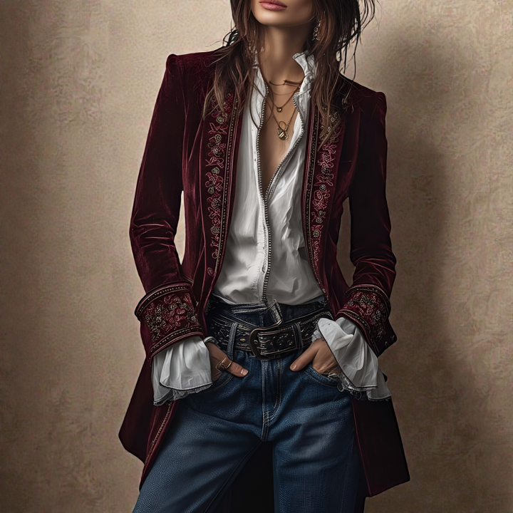 Emely | Women’s Velvet Blazer Jacket