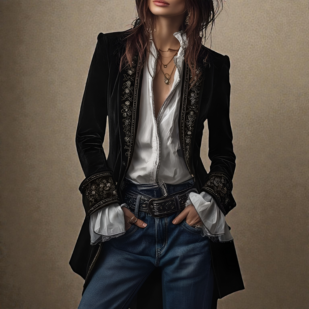 Emely | Women’s Velvet Blazer Jacket