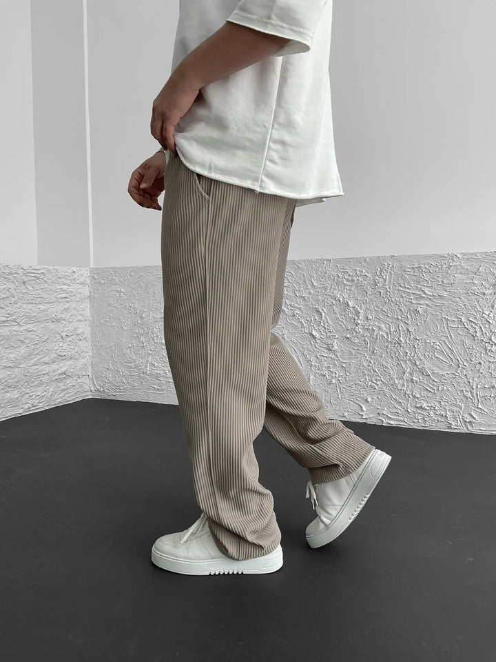 Rivelle™ – RIBBED RELAXED FIT TROUSERS