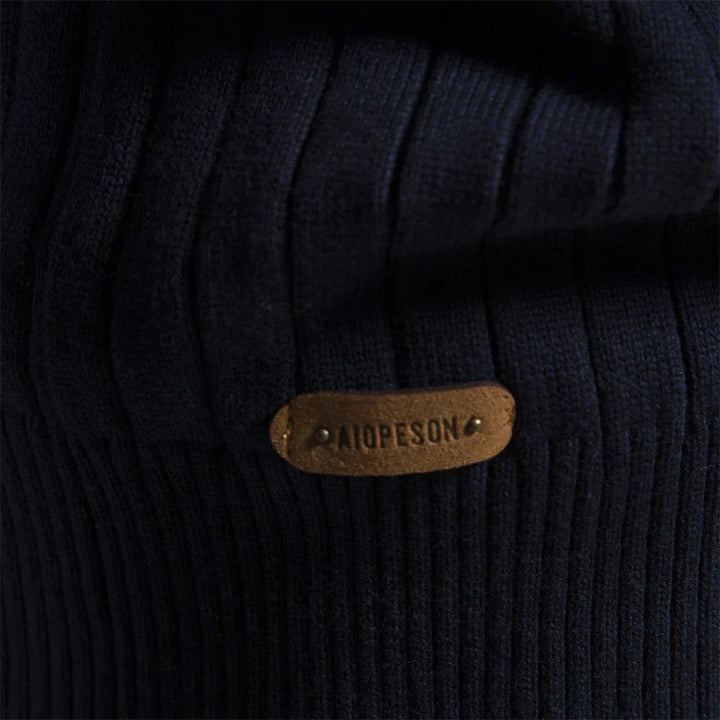 Aloïs - Men's winter sweater with zipped neck and optimal warmth