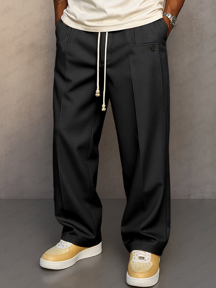Jaxx | Modern Straight Comfort Trousers